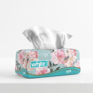 أبيض facial tissues 400 tissue