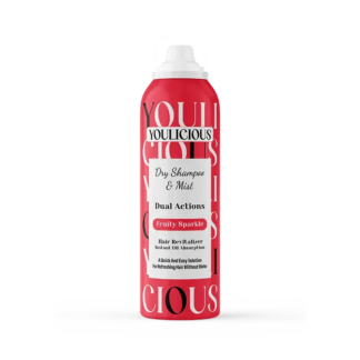 YOULICIOUS DRY شامبو و MIST FRUITY SPARKLE 200مل
