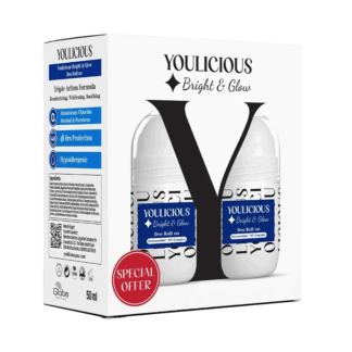 Youlicious Bright و Glow Deo رول أون 50مل 1+1