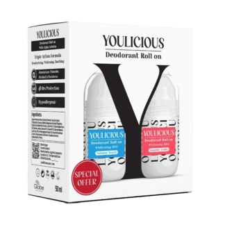 Youlicious مزيل عرق رول أون 50مل (naughty fruity+Natural touch)