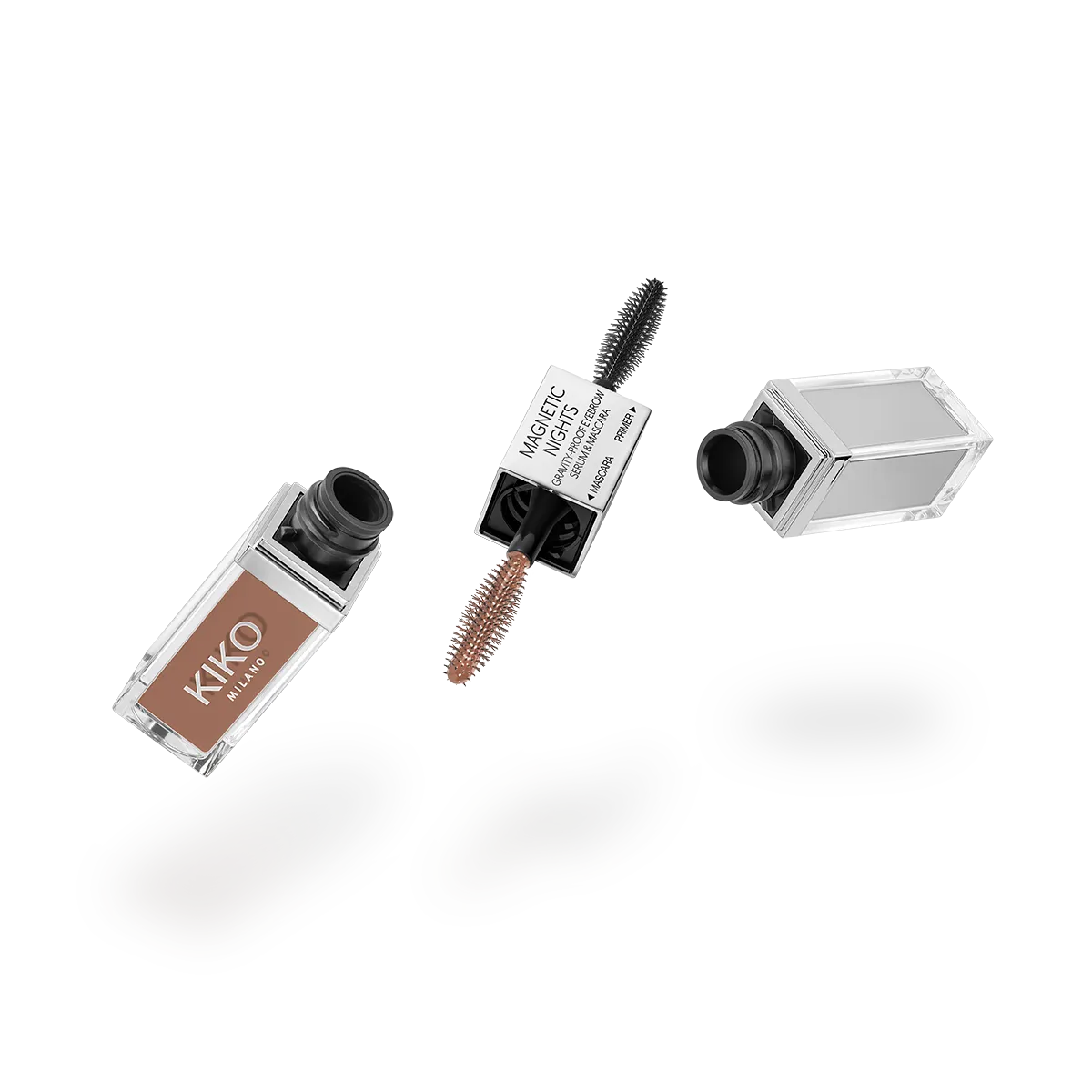 كيكو ميلانو magnetic nights gravity proof eyebrow سيروم و ماسكارا - الصورة 5