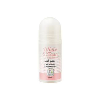 بوبانا أبيض و Clean Roll-on مزيل عرق 50 مل