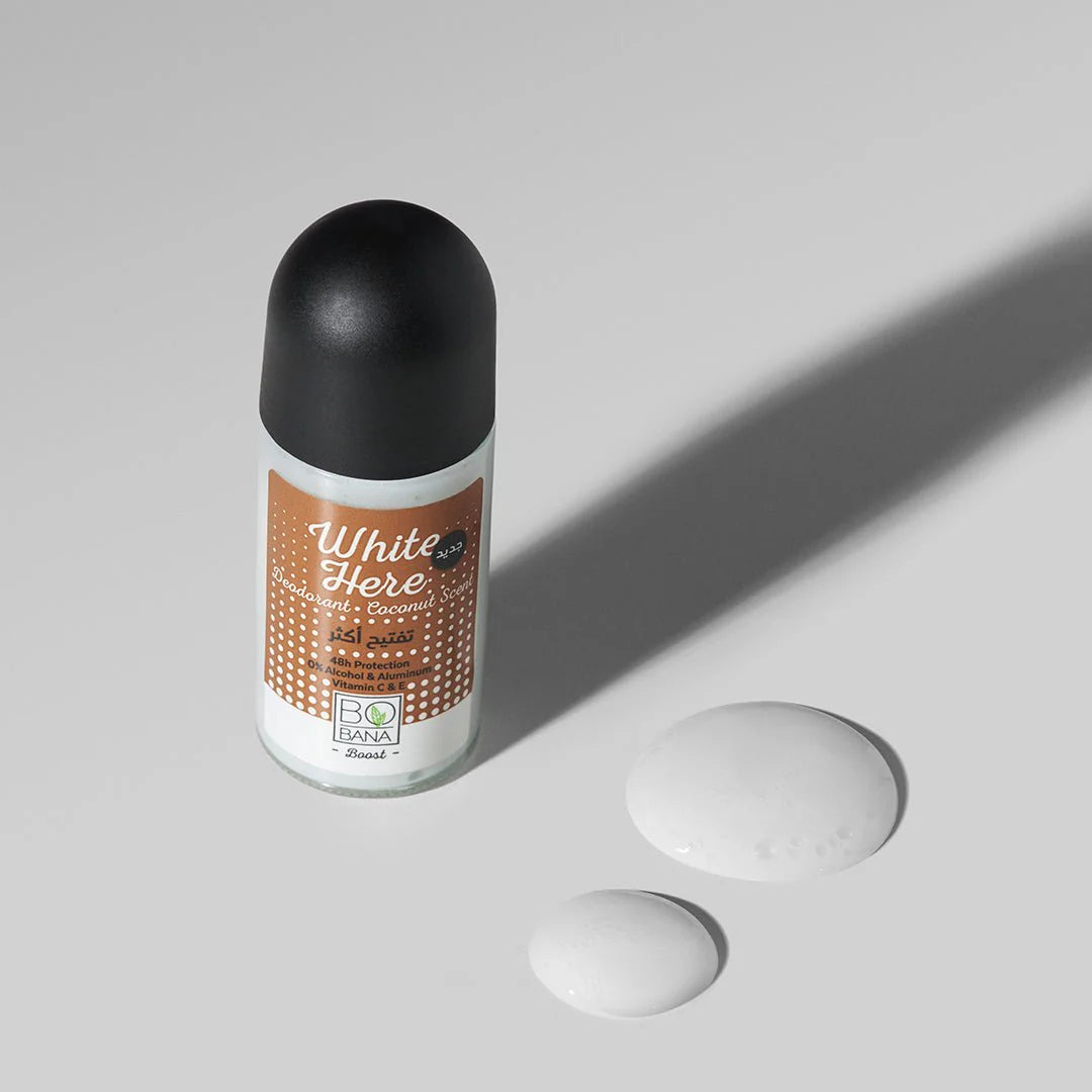 بوبانا أبيض HereDeodorant مع جوز الهند Scent 50مل - الصورة 4