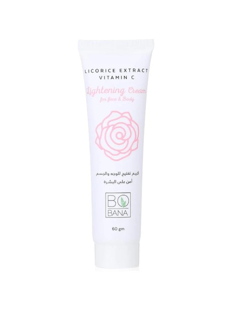 بوبانا lightening كريم for face body 60 جم