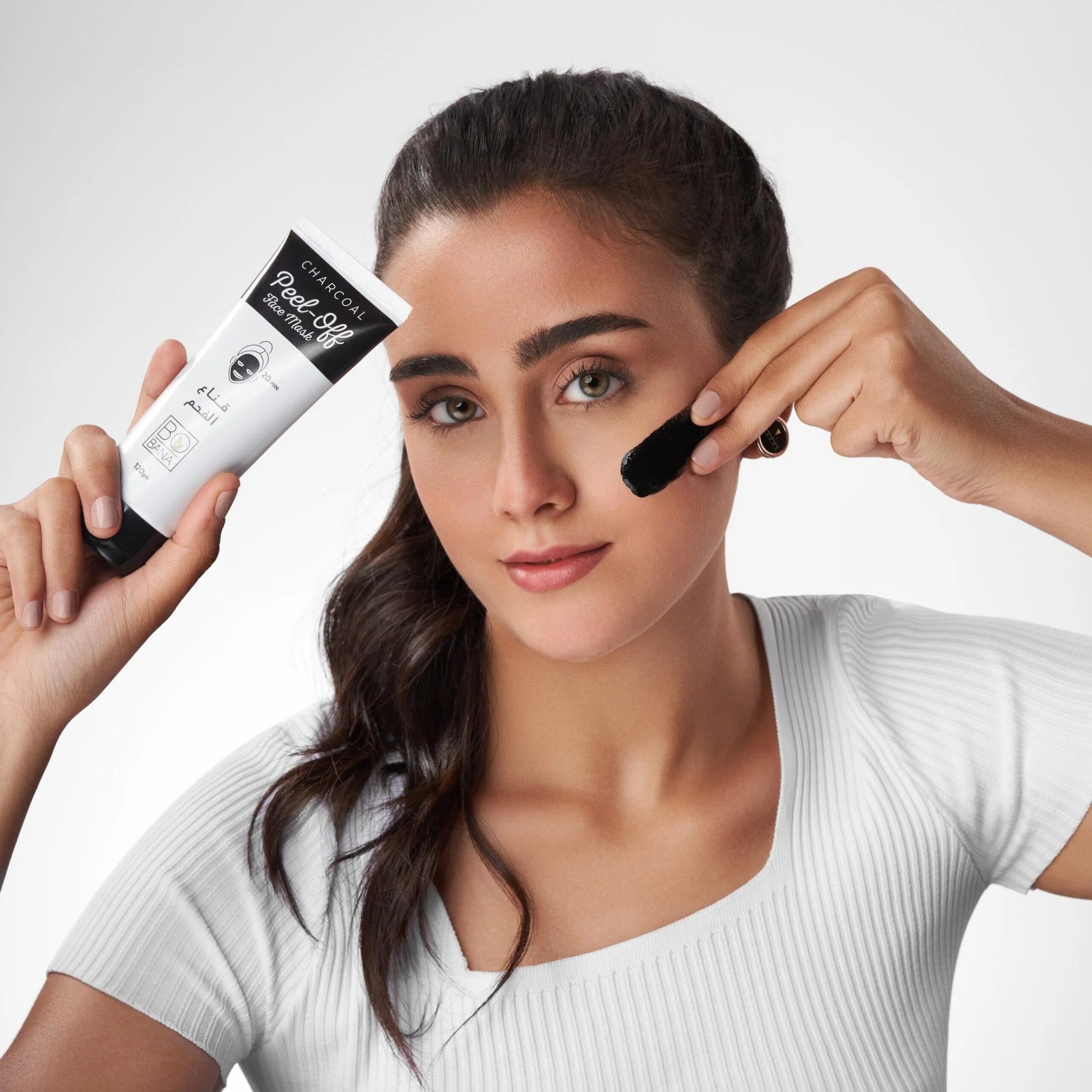 بوبانا Charcoal Peel-off ماسك - الصورة 4