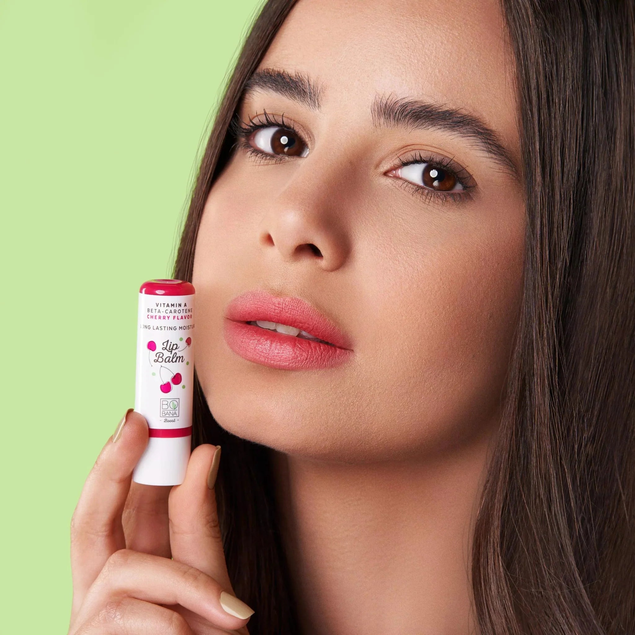 بوبانا بلسم شفاه مع Vitamin A Cherry Flavor - الصورة 2