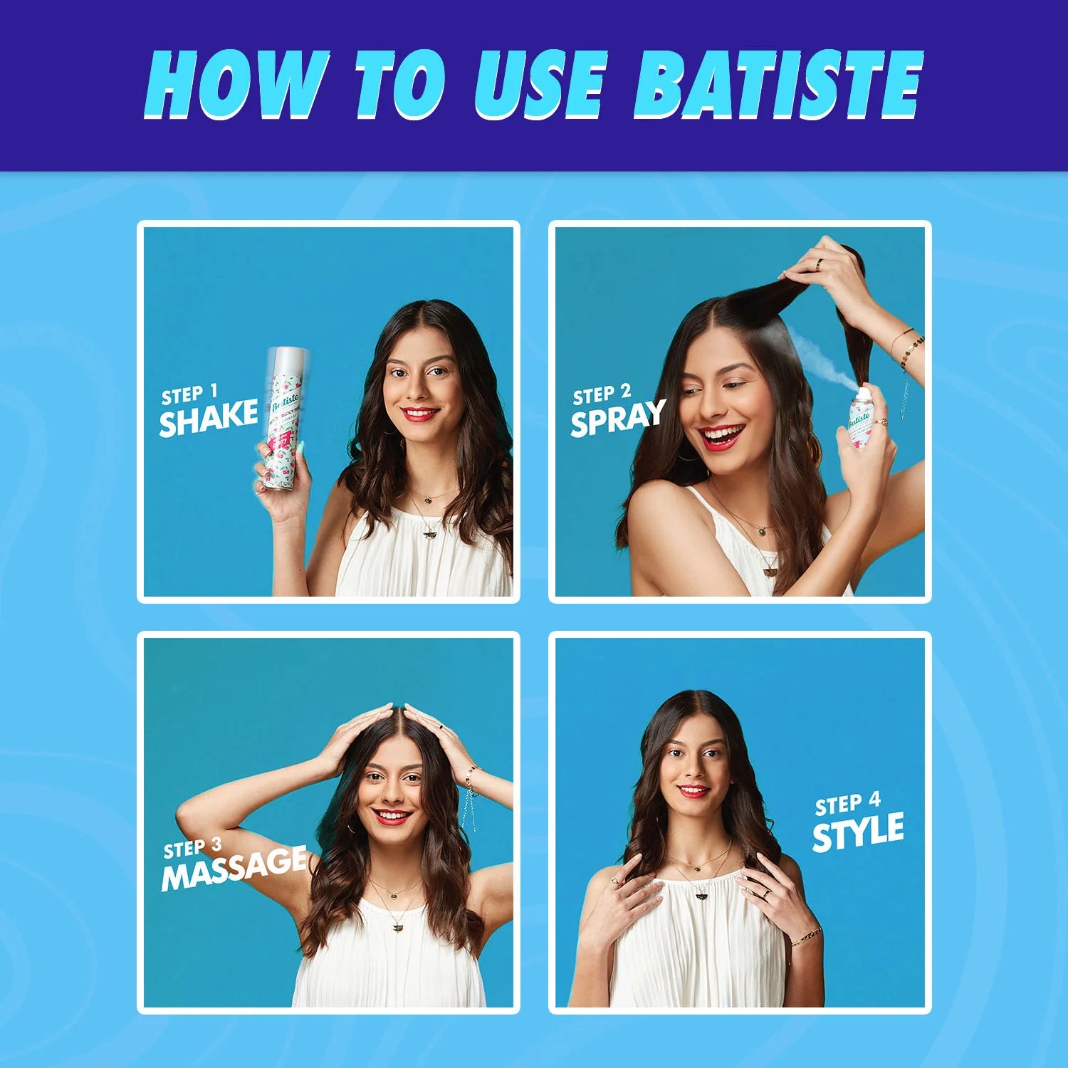 Batiste Fresh Breezy Citrus Dry شامبو 120مل - الصورة 2