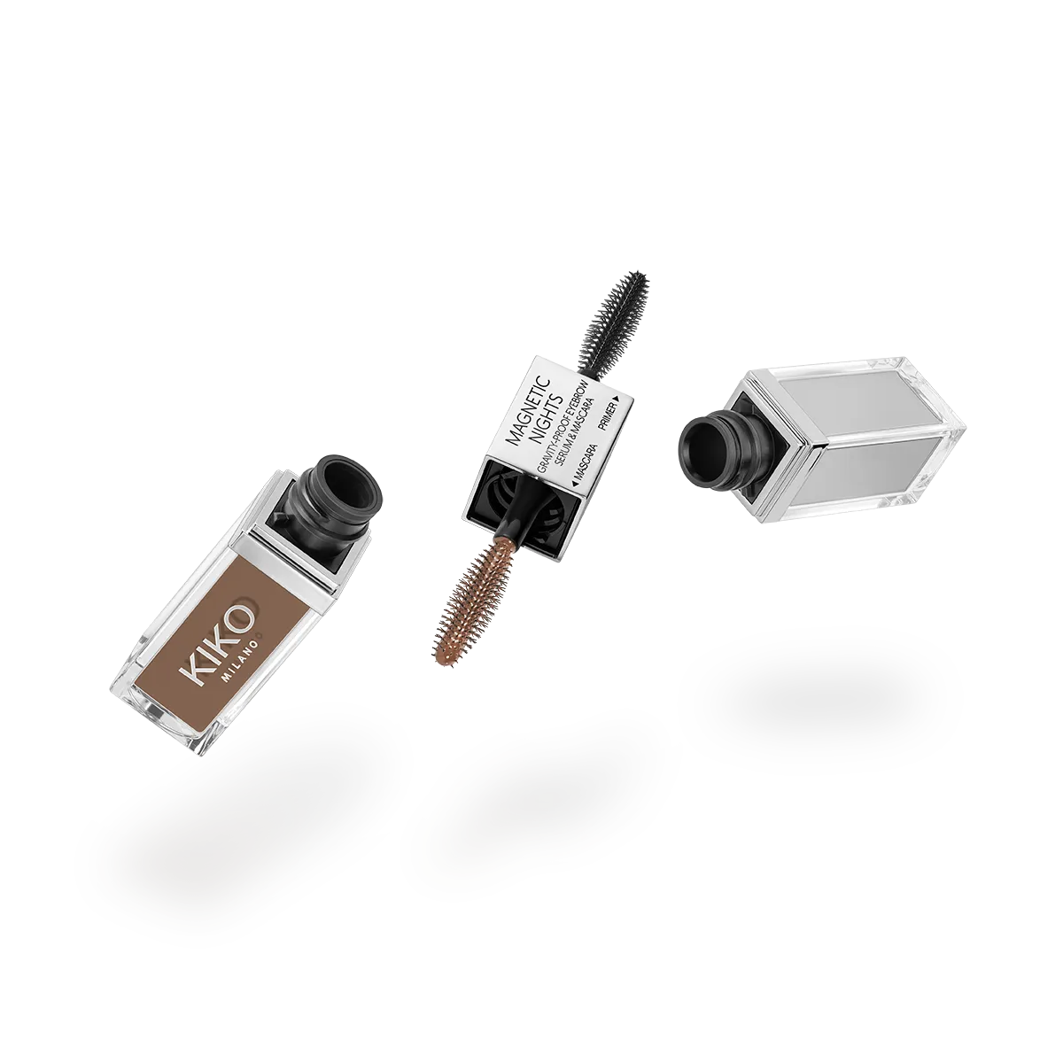 كيكو ميلانو magnetic nights gravity proof eyebrow سيروم و ماسكارا - الصورة 7