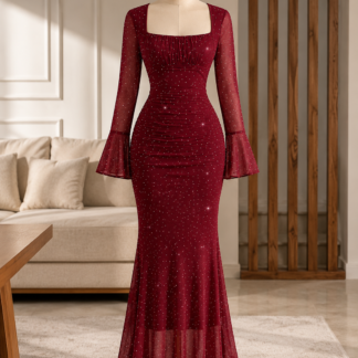 نبيتي جليتر Mermaid Maxi Dress
