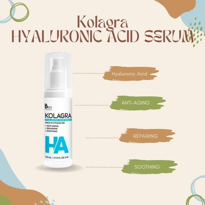 Kolagra Ha حمض الهيالورونيك سيروم Clear 30مل - الصورة 7