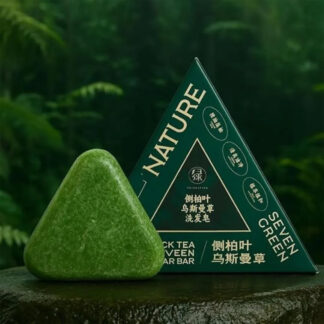 Nature Seven أخضر Hair صابون مع 12 Natural Extracts