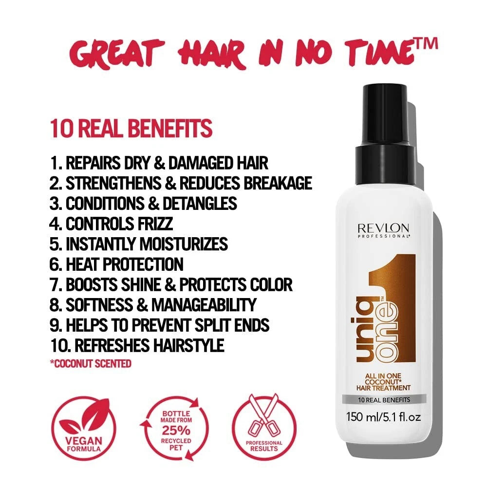  Revlon Uniq One Coconut Hair Treatment 150 ml - الصورة 2
