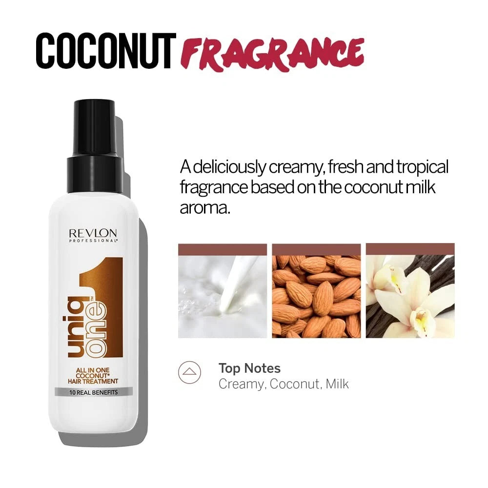  Revlon Uniq One Coconut Hair Treatment 150 ml - الصورة 3