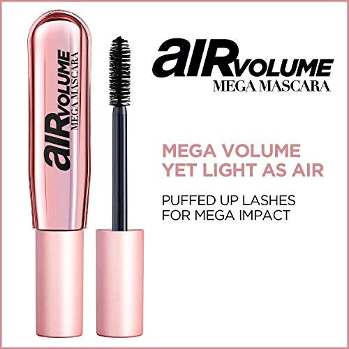 شي إن لوريال Paris Air Volume Mega ماسكارا - أسود - الصورة 3