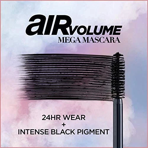 شي إن لوريال Paris Air Volume Mega ماسكارا - أسود - الصورة 4