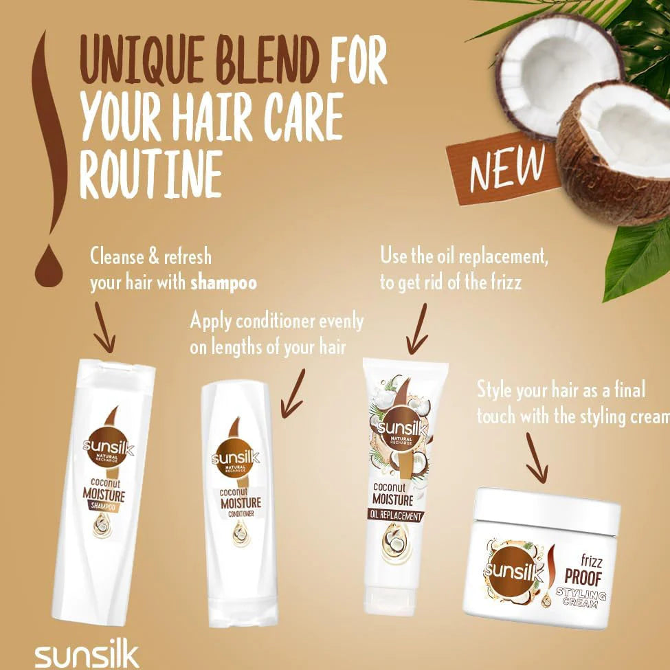 Sunsilk مرطب جوز الهند زيت بلسم 320 مل - الصورة 3