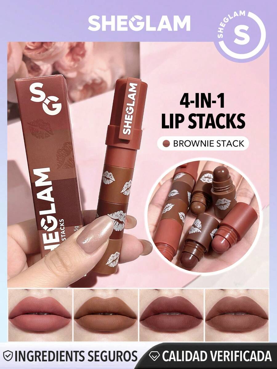 شيجلام Mega Lip Stacks 4in1 - الصورة 2