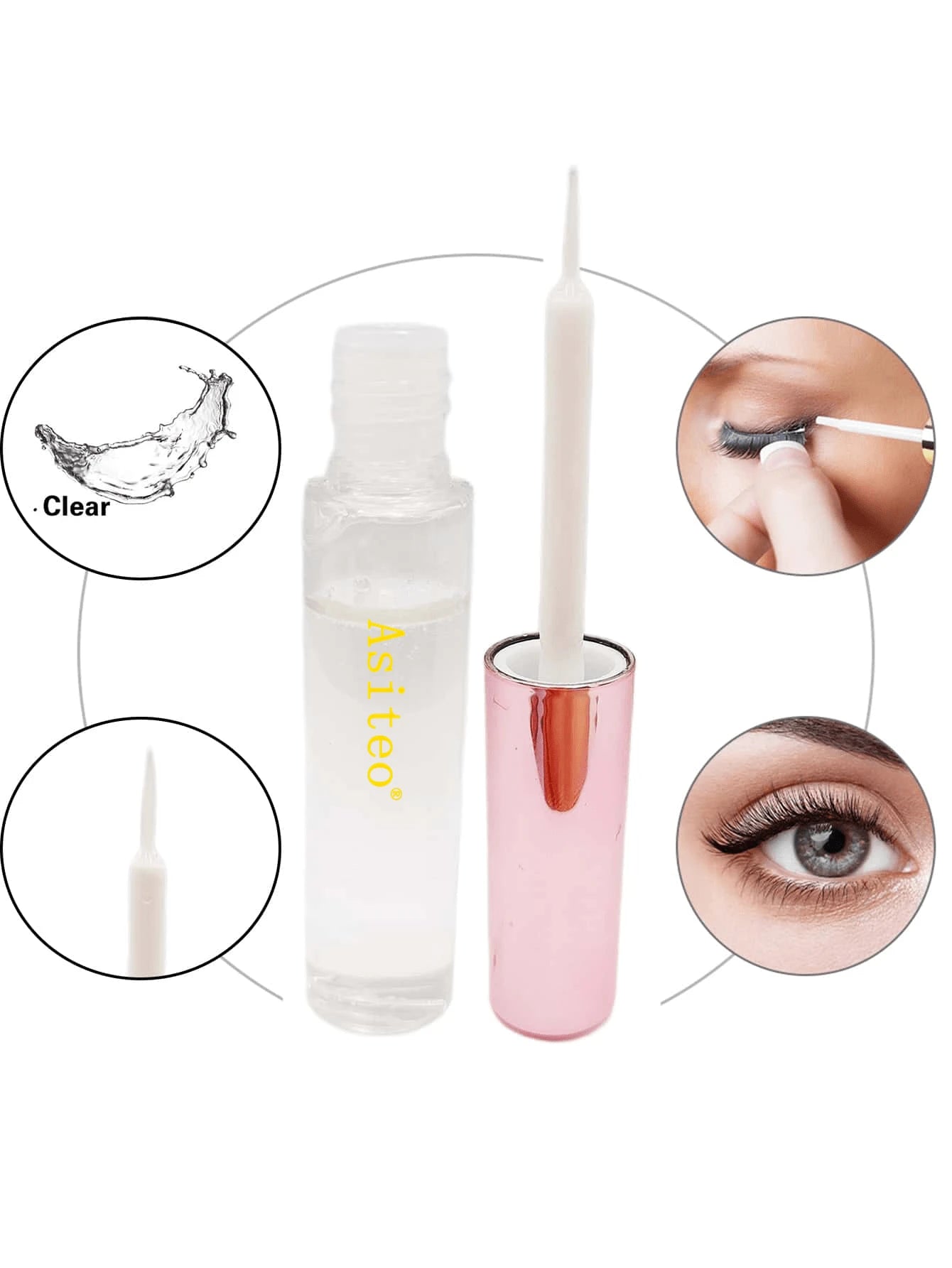 شي إن asiteo رموش Adhesive