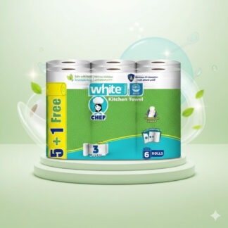 أبيض Kitchen Roll Classic Pack of 6