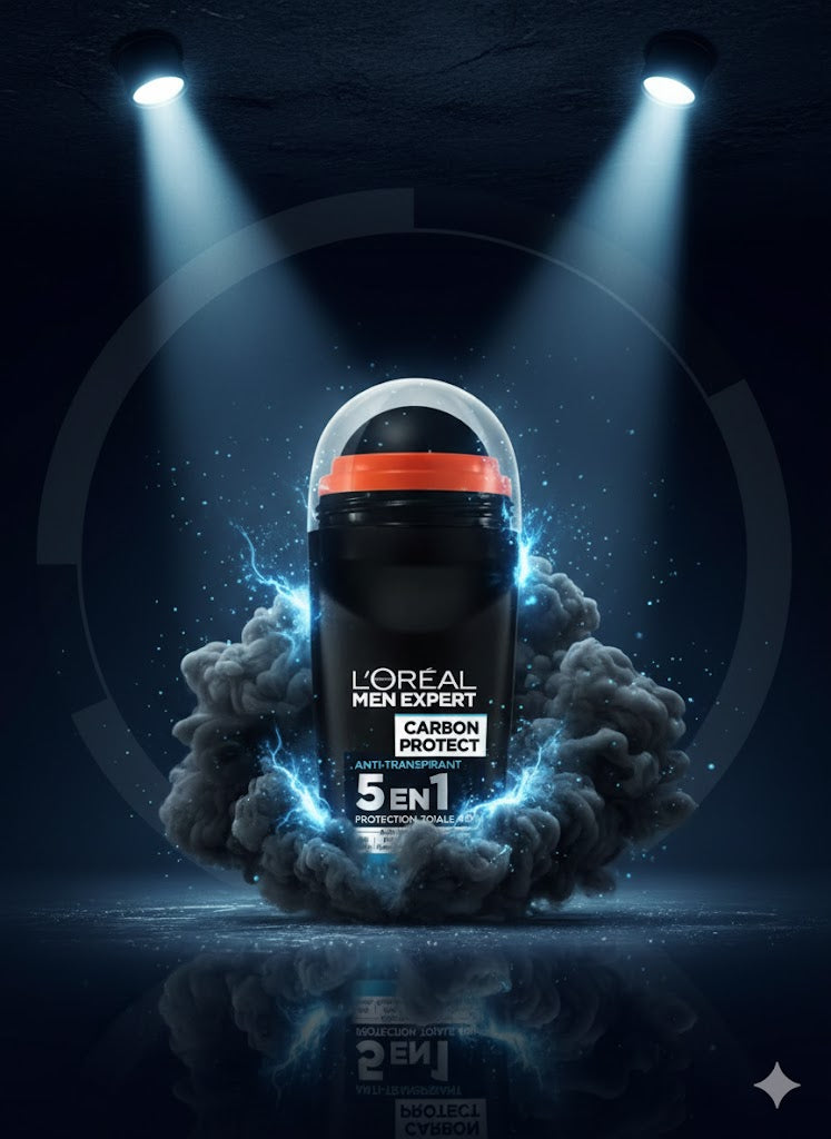 لوريال Men Expert Carbon Protect Roll 5*1 50مل