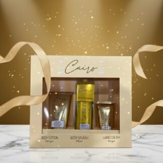  mood Cairo 3-Pcs Hand Cream Body Splash and Lotion Set