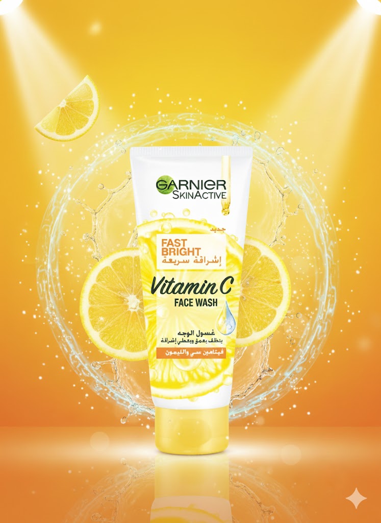 غارنييه SkinActive Fast Bright فيتامين C غسول وجه 100مل - الصورة 2