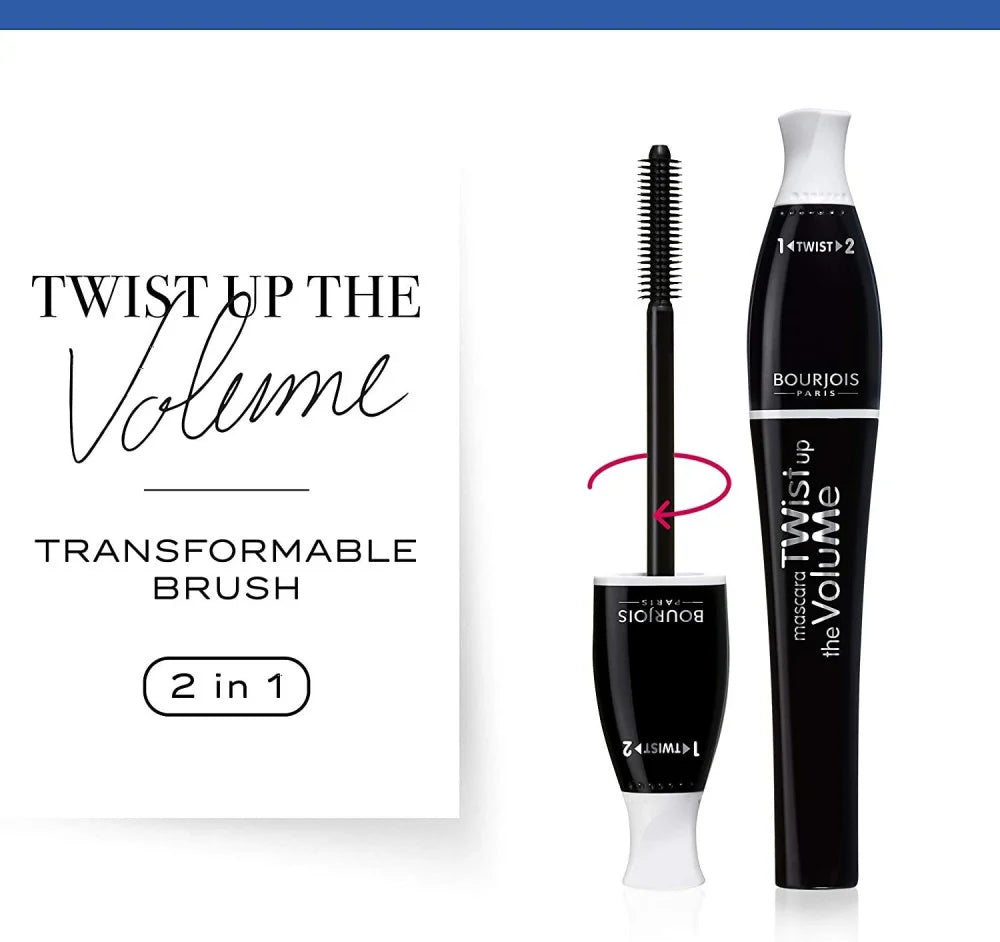 Bourjois Twist Up The Volume 21 ماسكارا 24-hour long thick رموش - الصورة 9