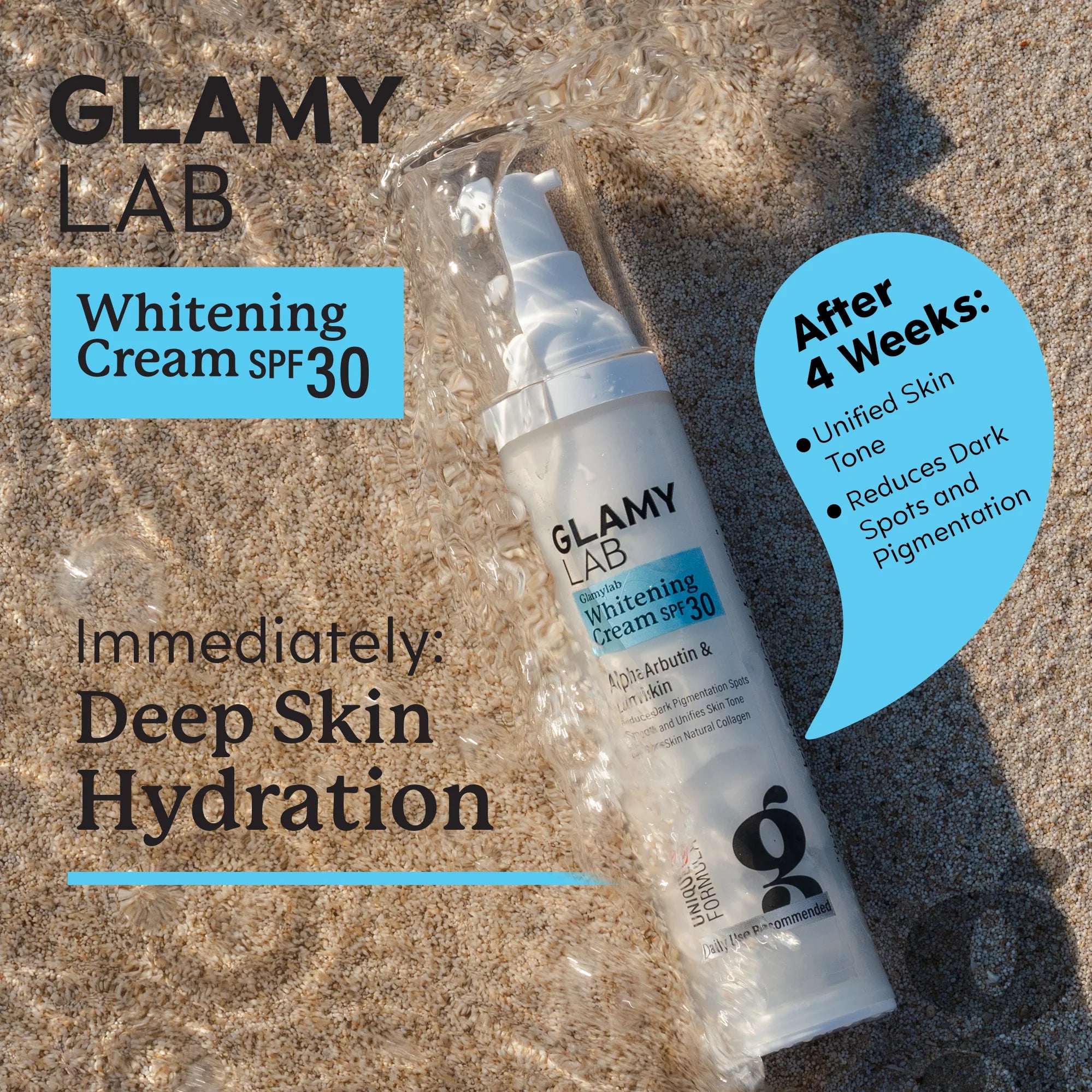 GLAMY LAB تفتيح كريم SPF 30 50 جم - الصورة 2