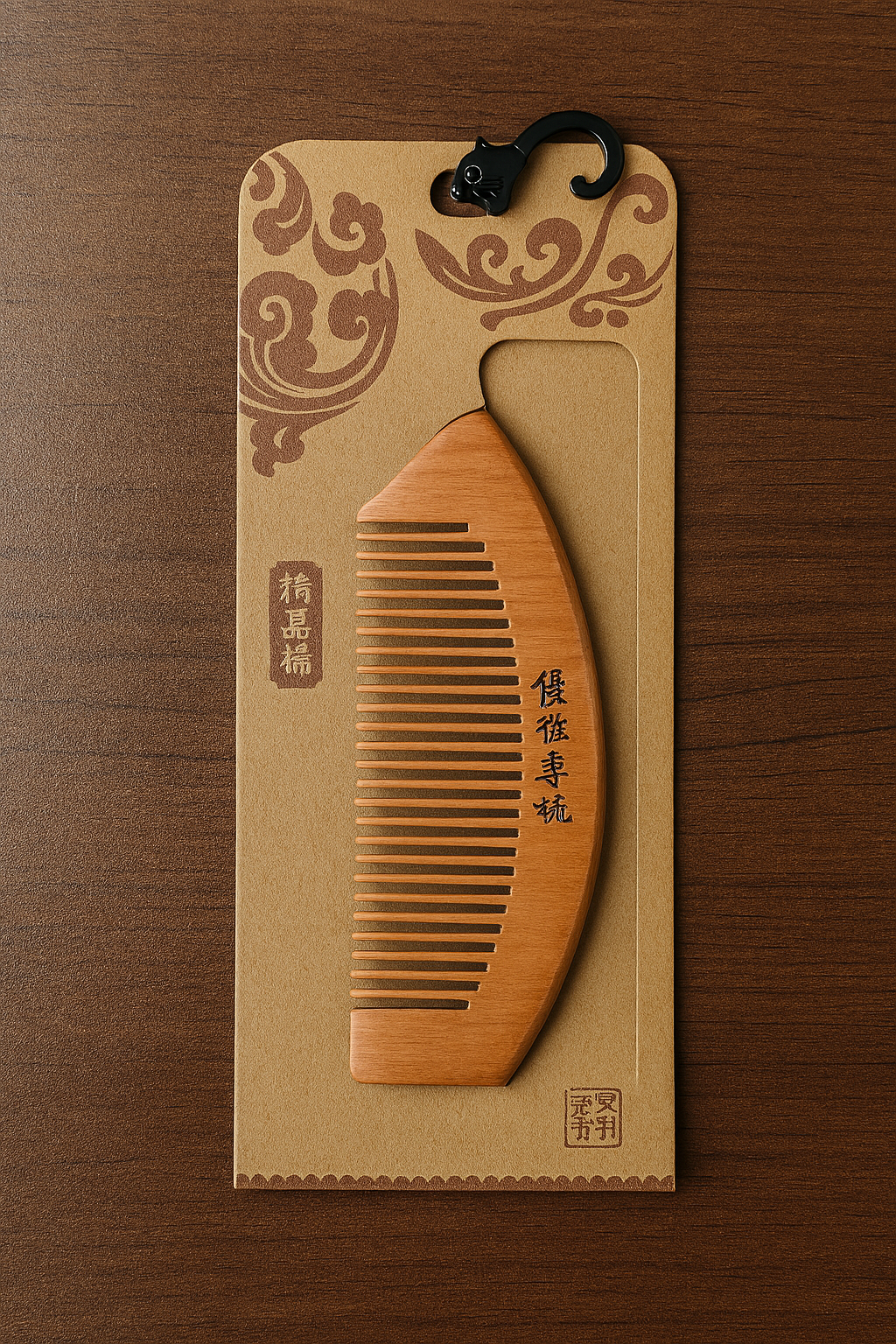 wooden تصفيف الشعر comb